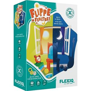 Asmodee FlexiQ  Flippe la Fenêtre Jeux de société Jeux de cartes Jeux d'observation et de rapidité Jeux enfants à partir de 6 ans 2 à 8 joueurs Version française - Publicité