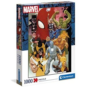 Clementoni 1000pzs Does Not Apply Marvel 80° -1000 pièces-Puzzle Adulte-fabriqué en Italie, 39612, Multicolore, One Size - Publicité