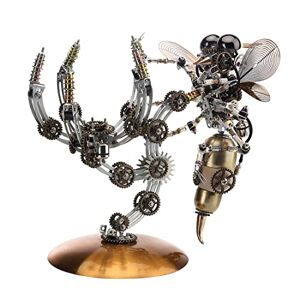 DIYIV 3D Puzzle Metal Insectes, 3D Mecanique Metal Puzzle, 627+pièces Modèle Mécanique Support pour Guêpes, Cadeaux Créatifs de Décoration de Table - Publicité