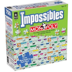 Bepuzzled BePuzzle Impossibles Jigsaw Puzzle 750 Pieces-Impossibles- Monopoly - Publicité