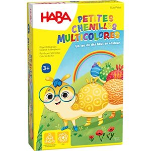 HABA chenilles Multicolores société Enfant-Jeu d’Assemblage sur Les Couleurs-Petit Format-3 Ans plus-306987, 306987, Coloré - Publicité