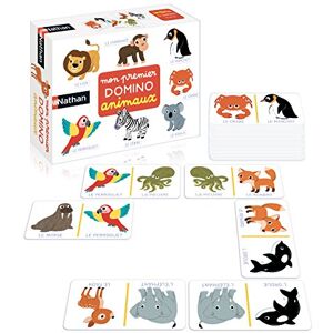 Nathan Mon Premier Domino Animaux Développe la Mémoire et l'Apprentissage des Animaux Jeu Educatif Se Joue Seul ou en Famille Pour Enfants à partir de 2 ans - Publicité