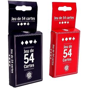 MGM GAMES Jeu de 54 Cartes 144633LIN Rouge ou Bleu Papier À partir de 5 Ans - Publicité