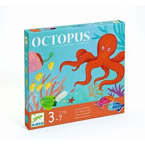 DJECO jeux d'action et reflejosjuegos educativosjuego Octopus multicolore -15 Version Espagnole - Publicité