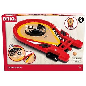 Brio 34080 FlipCible Jeu d'adresse Combine Le tir sur Cible et Le Flipper 1 Joueur Développe la motricité Fine et la Coordination sans Pile pour Enfants et Adultes dès 6 Ans - Publicité