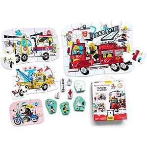 Panda 49031 Puzzle Vehicles en Action Puzzle Multicolore - Publicité