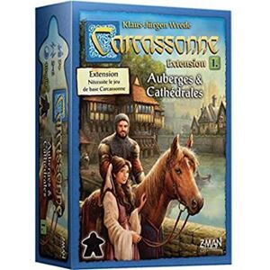 Asmodee Asmodée CARC03N Carcassonne Extension Auberges et Cathédrales Jeu de Stratégie - Publicité