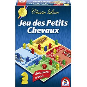 Schmidt 88111 Jeu de Plateau Classic Line Jeu de Petits Chevaux, 4 Joueurs - Publicité