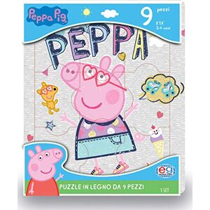 Spin Master Peppa Pig, 1 Puzzle en Bois personnalisé de 9 pièces, de 2 à 4 Ans 6056258 - Publicité