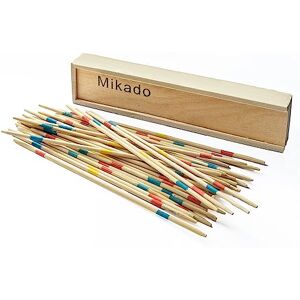 Chinchilla ® Jeu Mikado Focus   41 bâtonnets   dans Une boîte à Couvercle Coulissant   Jeu Familial pour Enfants et Adultes   Intérieur/Extérieur   Favoriser la dextérité et la pensée - Publicité