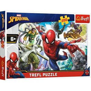 Trefl Puzzle 200 Urodzony bohater, Un Héros Né Marvel Spiderman - Publicité