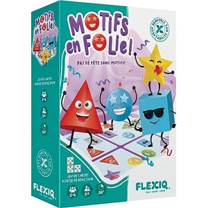 Asmodee FlexiQ  Motifs en Folie Jeux de société Jeux de cartes Jeux d'observation Jeux enfants à partir de 5 ans 2 à 4 joueurs Version française - Publicité