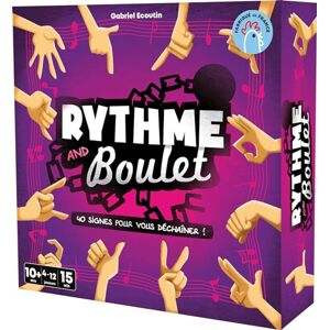 Asmodee Cocktail Games Rythme and Boulet Jeu d’Ambiance Adultes et Enfants dès 10 Ans 4 à 12 Joueurs Jeu de Cartes Familial pour Soirées Jeu de Société Format Voyage Fabriqué en France - Publicité