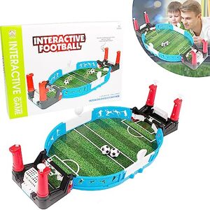 cailiya Jeu de Baby-Foot Interactif,Mini Jeu de Baby-Foot,Jeu de Société de Football avec 2 Balles,Jouet de Table de Football pour Deux,Jeu de Football interactif sur Table,pour Enfants Adultes - Publicité