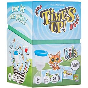 Asmodee Repos Production Time's Up! Kids : Version Chat Jeu de Société Enfants et Famille Jeu d'Ambiance dès 4 ans Jeu de Rapidité avec Cartes Dessins à Faire Deviner 2 à 12 joueurs 20 min - Publicité