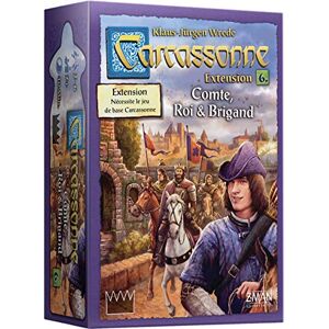 Asmodee Z-Man Games Carcassonne Extension 6 Comte, Roi & Brigand Jeu de société À partir de 7 ans 2 à 6 joueurs 40 minutes - Publicité