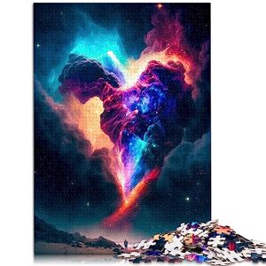 BUBELS Heart Adults 500 Piece Jigsaw Puzzle Wood Puzzle Educational Games 14.96x20.47inch Jigsaw Puzzles for Adults - Publicité