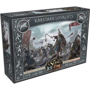 CMON - A Song of Ice and Fire – Loyalistes de Haus Karstark Armée Jeu, CMND0218, Multicolore, coloré, 2. Stark Erweiterung - Publicité