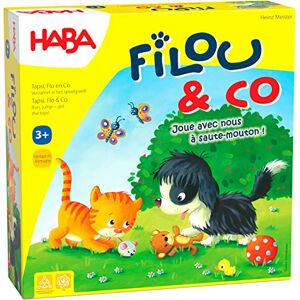 HABA Filou & Co société Enfant-Un Jeu de dé et de Collecte-3 Ans et plus-307026, 307026, Coloré - Publicité