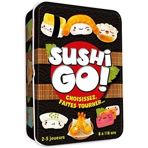 Asmodee Cocktail Games Sushi Go! Jeu de Cartes Gourmand pour Enfants dès 8 ans Jeu de Société et d'Ambiance Roi des Sushis Petit Format Jeu de Voyage 2 à 5 Joueurs 15 minutes - Publicité