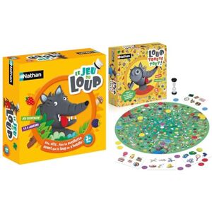 Nathan – Le Jeu du Loup – Jeu de société – Jeu de coopération & – Loup Trouve Tout – Jeu de société – Jeu de rapidité & Coopération Cherche et Trouve – A Jouer en Famille - Publicité