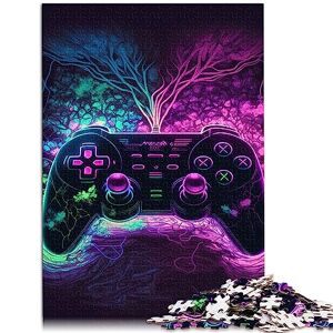BUBELS Jigsaw Puzzles Educational Games Gaming Controller Wood Jigsaw Difficult and Challenge 38x52cm - Publicité