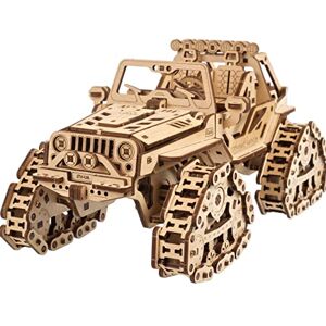 Rowood Puzzle 3D Bois Maquette Voiture en Bois a Construire Adulte