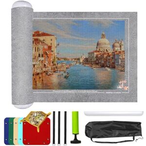 Yuragim Tapis puzzle 2000 pièces, rouleau de puzzle, tapis de puzzle, tapis de puzzle, tapis de puzzle, tapis de puzzle, tapis de puzzle, tapis de puzzle, accessoires pour jusqu'à 1000 2000 3000 - Publicité