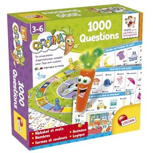 Liscianigiochi Lisciani 1000 Questions Coffret De Jeux Quizz Diverses Thématiques Stylo Parlant Et Lumineux Jeu Educatif Pour Enfants de 3 à 6 ans Carotina - Publicité