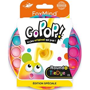 Asmodee FoxMind   Go Pop! : Roundo Édition spéciale Tiedye   Jeu de logique tactile   À partir de 5 ans   2 joueurs - Publicité