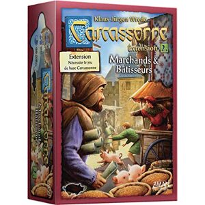 Asmodee Z-Man Games Carcassonne Extension 2 Marchands & Bâtisseurs Jeu de société À partir de 7 ans 2 à 6 joueurs 40 minutes - Publicité