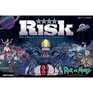 USAopoly Risk Rick & Morty Edition Board Game Jeu de Plateau - Publicité