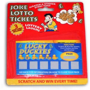 HENBRANDT Fake Joke Lottery Scratch Cards by Unknown - Publicité