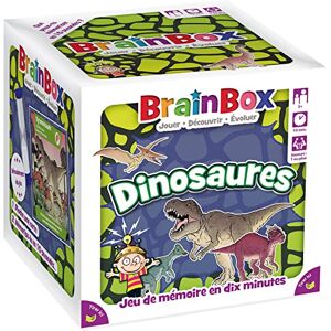 Asmodee The Green Board Game Co. BrainBox : Dinosaures Jeu de société A partir de 5 ans 1 joueur + 10 minutes - Publicité