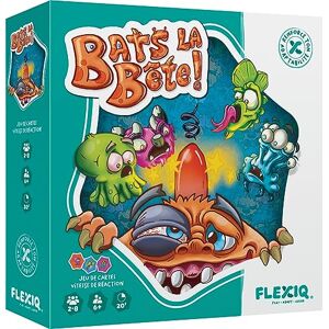 Asmodee FlexiQ  Bats la Bête Jeux de société Jeux de cartes Jeux d'observation et de rapidité Jeux familial Jeux enfants à partir de 6 ans 2 à 8 joueurs Version française - Publicité