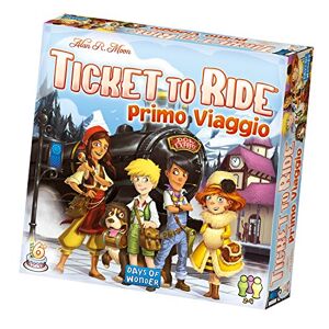 Asmodee Ticket to Ride: Premier Voyage, Jeu de Table pour Toute la Famille, 6 Ans et Plus, Édition Italienne 8516 - Publicité