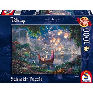 Schmidt Spiele 59480 Disney Rapunzel Thomas Kinkade Repelsteeltje Jigsaw Puzzle, Multi-Colour, 1000 stukjes - Publicité