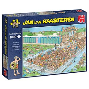 JUMBO Spiele-Jan Van Haasteren-AB in den Pool-1000 Teile Jeu de Puzzle, 20039, Multicolore - Publicité