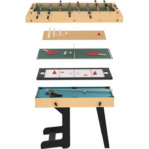 Mister Babyfoot Table multi-jeux pliable 16 en 1 - Publicité