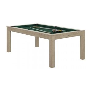 RENE PIERRE Billard Charme Oslo Drap Vert 203x116x78cm + plateaux table - Publicité