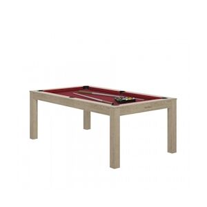 RENE PIERRE Billard Charme Oslo Drap Rouge 203x116x78cm