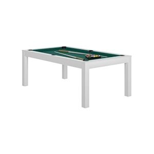 RENE PIERRE Billard Charme Blanc Drap Vert 203x116x78cm