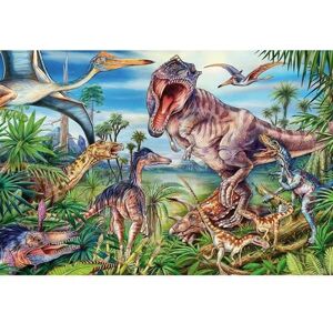 Schmidt Spiele SCHMIDT AND SPIELE Puzzle enfant - Chez les Dinosaures - 60 pcs multicolore - Publicité