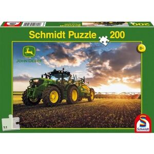 Schmidt Spiele Puzzle enfant 200 pieces - Tracteur avec irrigateur de champ - SCHMIDT AND SPIELE multicolore - Publicité