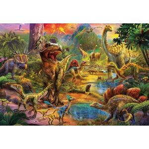 Puzzle adulte le monde des dinosaures - 1000 pieces - educa - Publicité