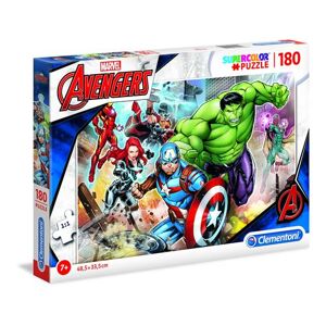 Clementoni supercolor Avengers puzzle 180 pièces Multicolore - Publicité