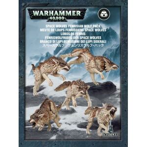 Games Workshop Warhammer 40k . - Space Wolf Fenrisian Wolves - Publicité