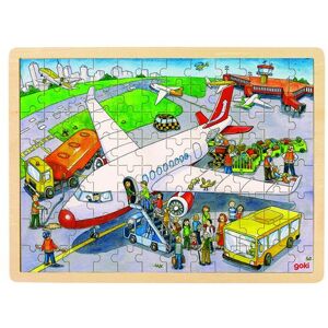 Goki Puzzle: l'aéroport le 96-Piece Multicolore - Publicité