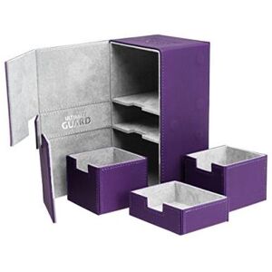 Ultimate guard taille standard xenoskin 200 plus double deck flip-n-tray étui (violet) Violet - Publicité