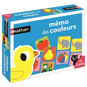 Mémo des couleurs Nathan Multicolore - Publicité